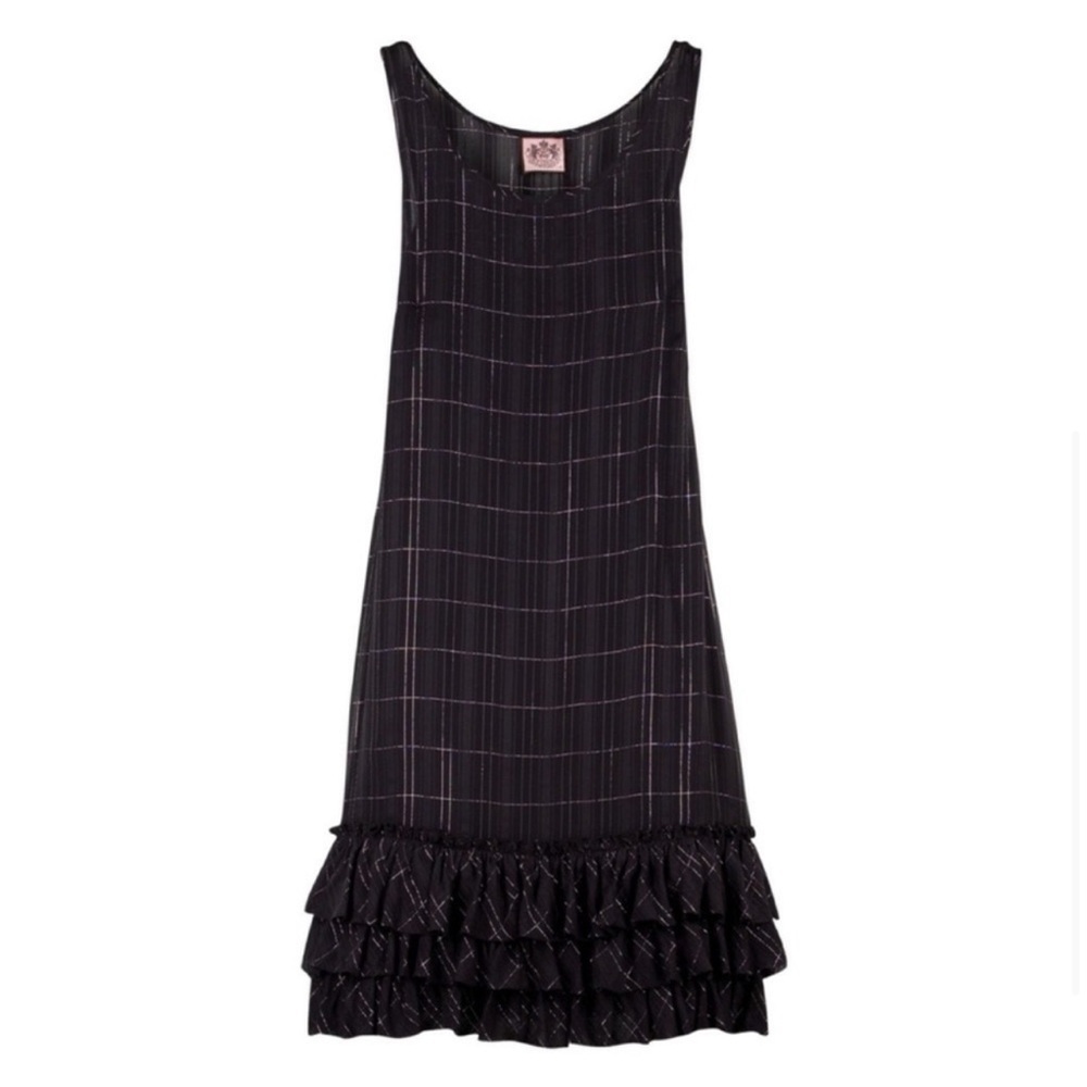 Juicy Couture Ruffle Hem Sleeveless Shift Dress - Picture 8 of 9